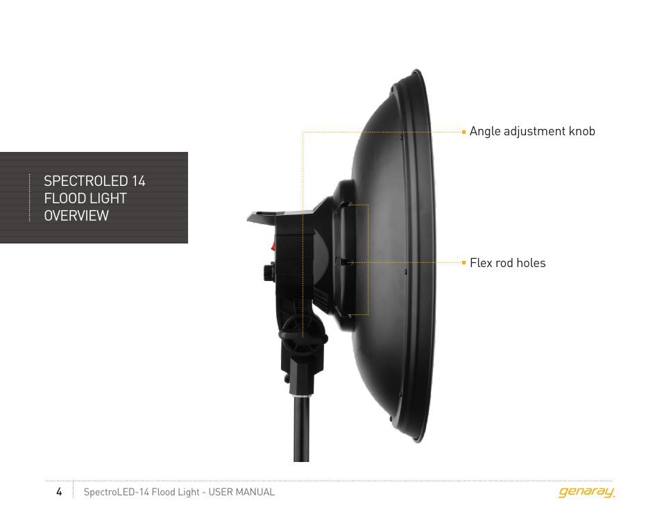 Genaray Octa Softbox for Spectro LED-14 Flood 2-Softbox Kit User Manual | Page 4 / 12