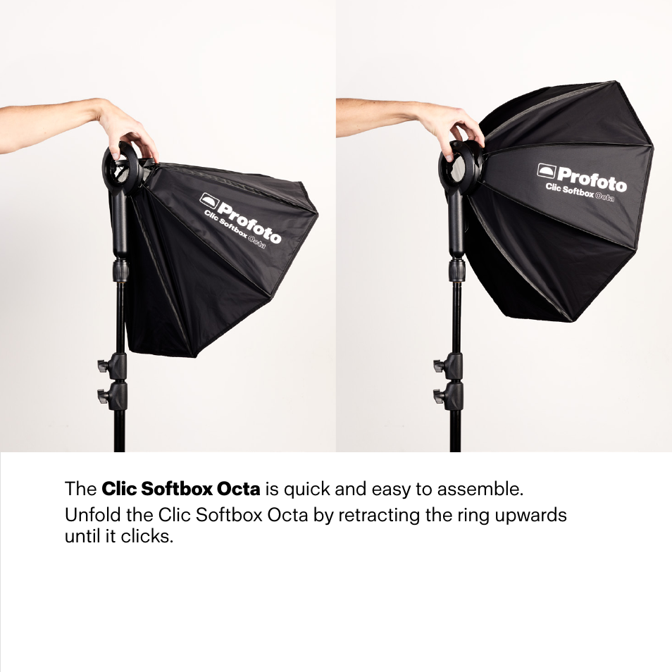 Profoto Clic Softbox Octa (2.3') User Manual | Page 4 / 11