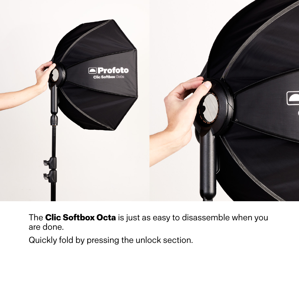 Profoto Clic Softbox Octa (2.3') User Manual | Page 5 / 11