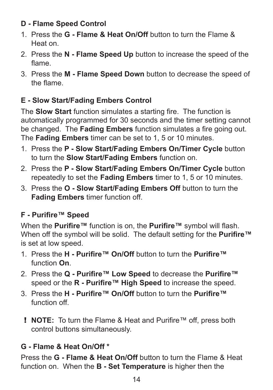 Dimplex DF3215NH User Manual | Page 14 / 22