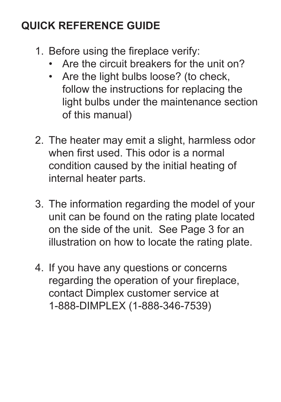 Dimplex DF2426GB User Manual | Page 2 / 17