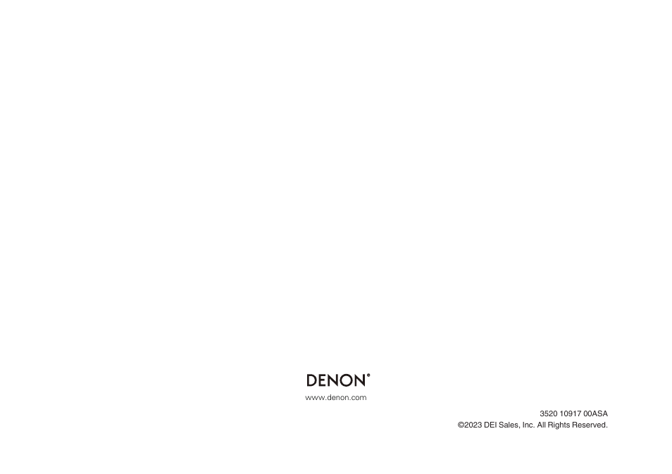 Denon PerL Pro True-Wireless Earbuds User Manual | Page 35 / 35
