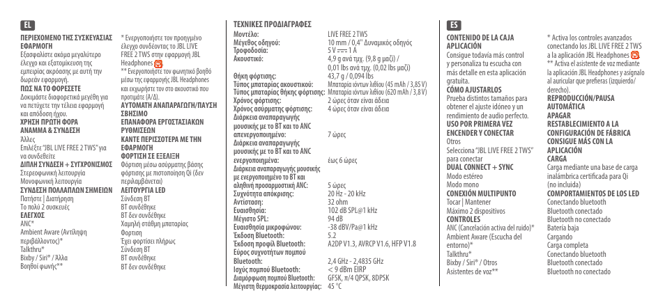JBL Live Free 2 TWS Noise-Canceling True Wireless In-Ear Headphones (Black) User Manual | Page 22 / 42
