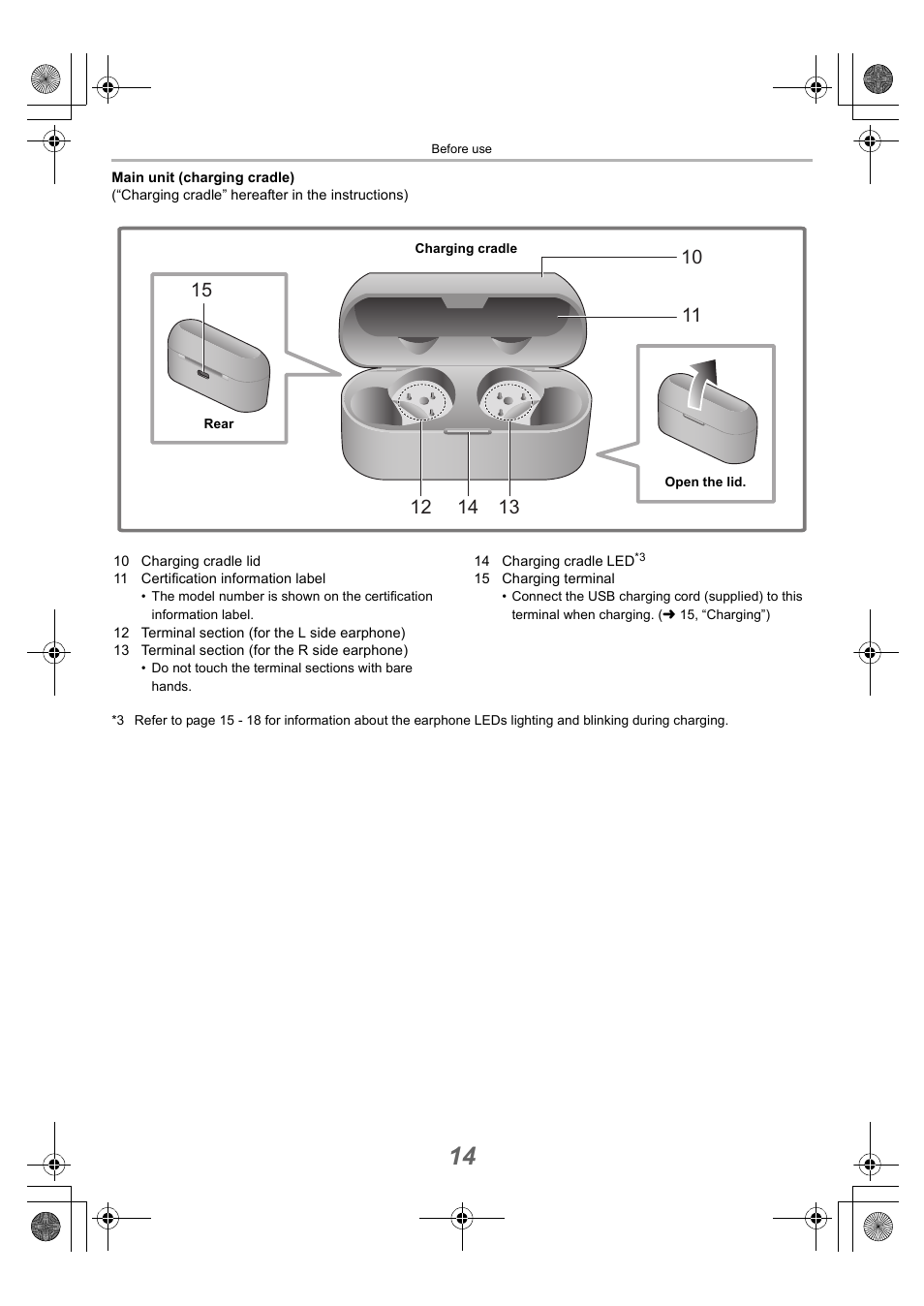 Technics EAH-AZ40 True Wireless In-Ear Headphones (Rose Gold) User Manual | Page 14 / 42