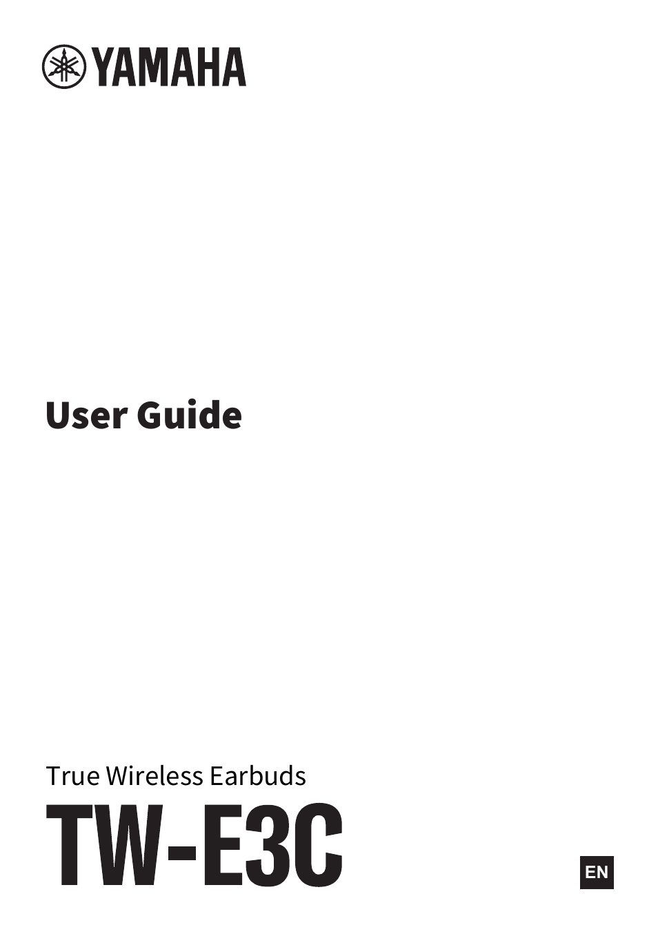 Yamaha TW-E3C True Wireless Earbuds (Red) User Manual | 62 pages