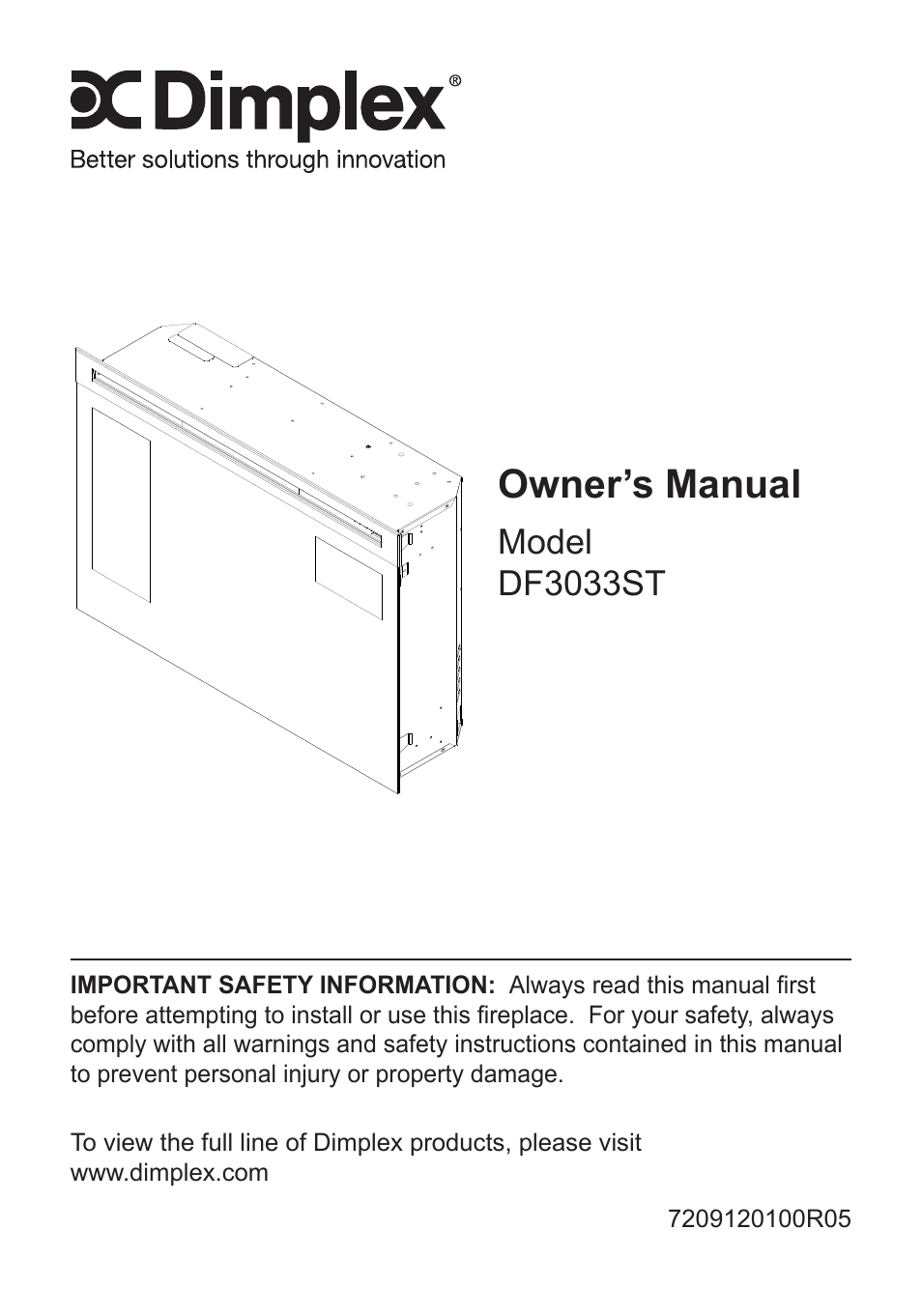 Dimplex DF3033ST User Manual | 22 pages