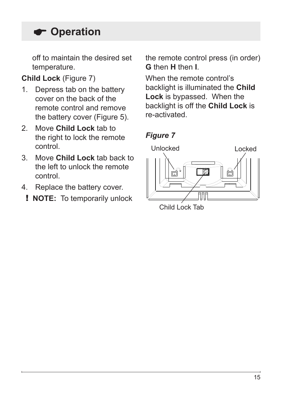 Operation | Dimplex DF3033ST User Manual | Page 15 / 22