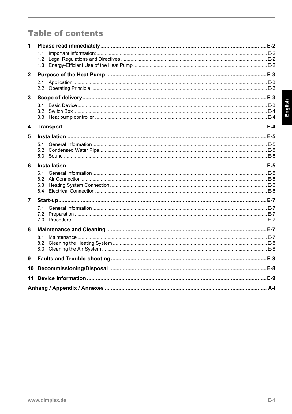 Dimplex LI 11MS User Manual | Page 13 / 44