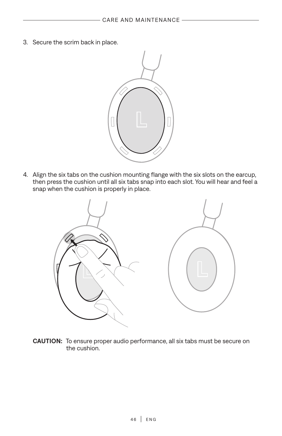 Bose QuietComfort Ultra Wireless Noise Canceling Over-Ear Headphones (White Smoke) User Manual | Page 46 / 56