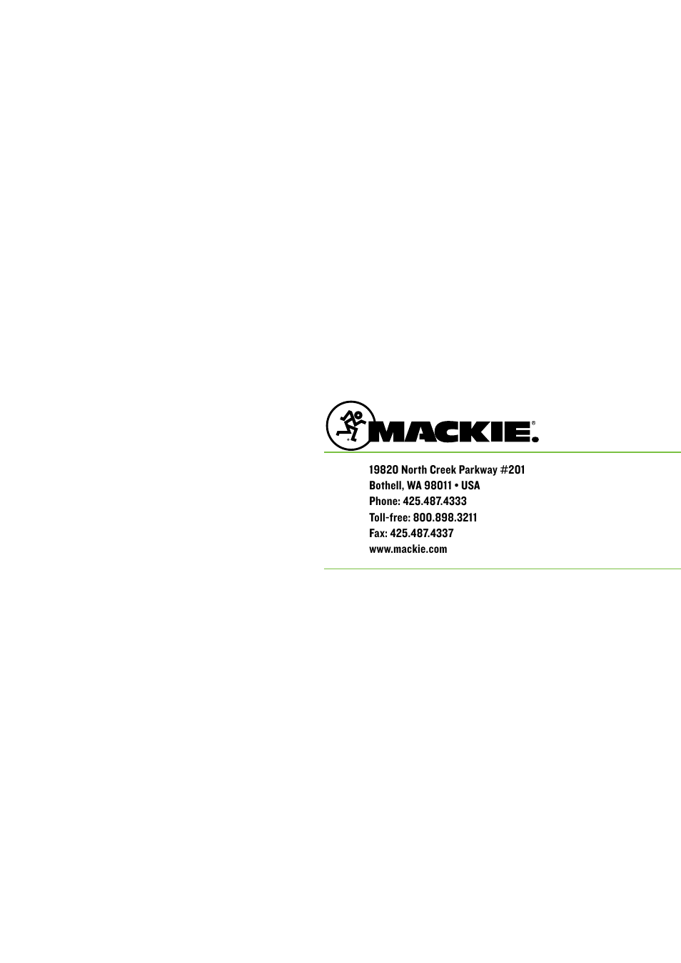 MACKIE MC-60BT Noise-Canceling Wireless Over-Ear Headphones User Manual | Page 15 / 15