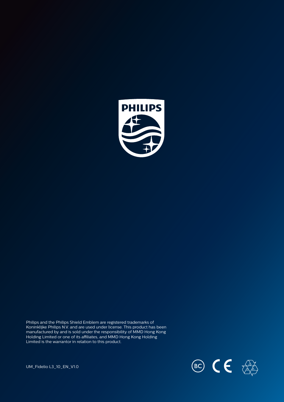 Philips Fidelio L3 Noise-Canceling Wireless Over-Ear Headphones User Manual | Page 14 / 14