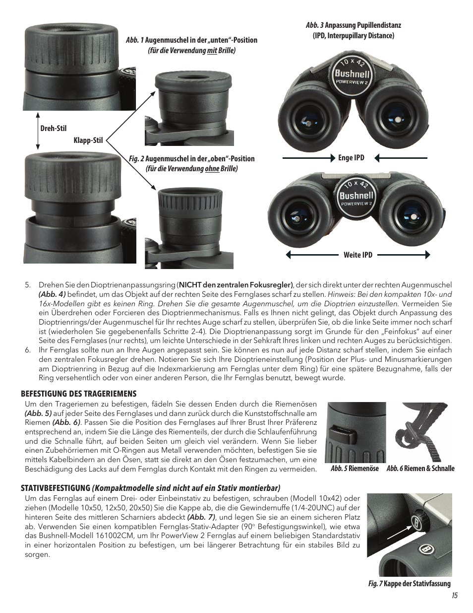 Bushnell 10x50 PowerView 2 Binoculars User Manual | Page 15 / 22
