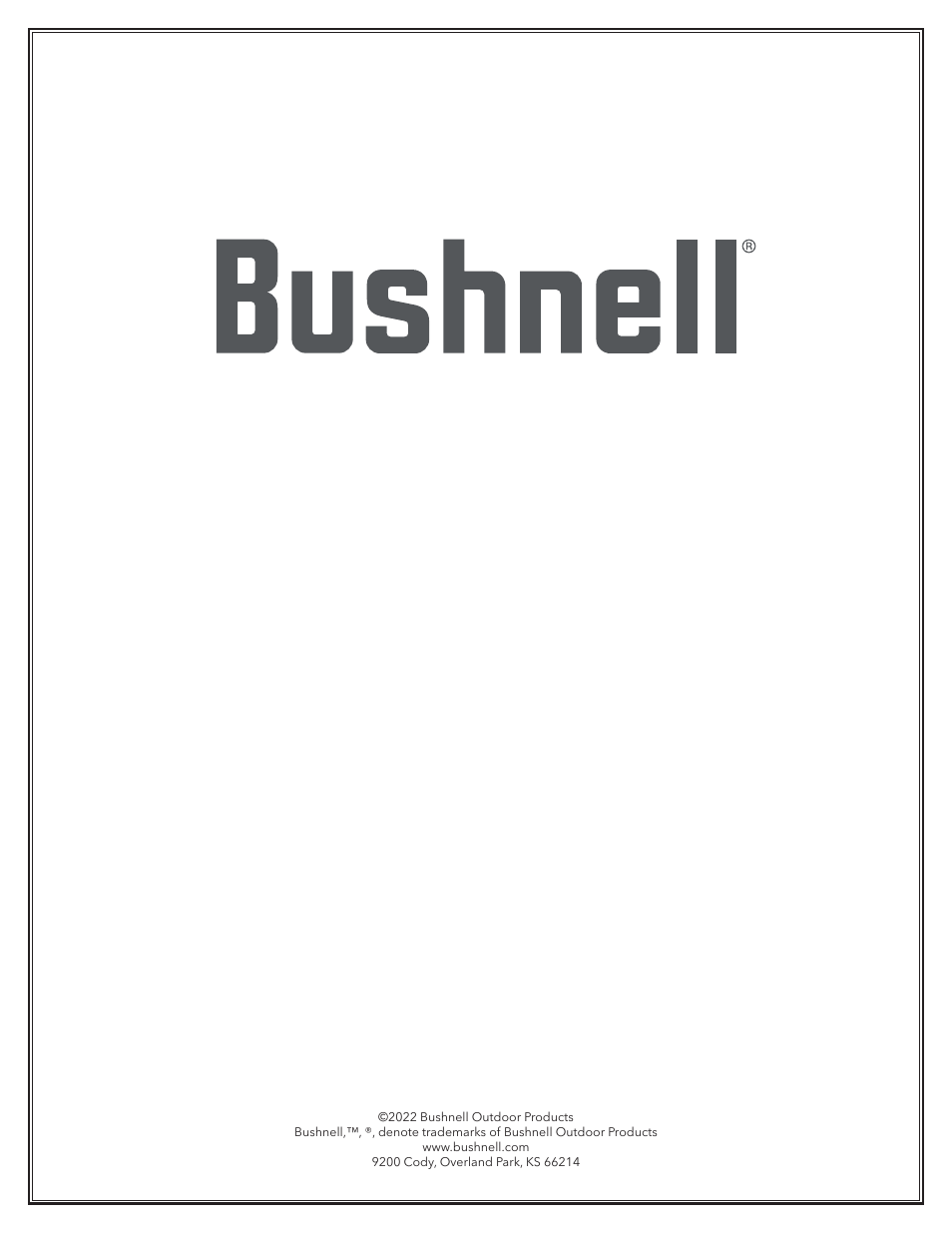 Bushnell 10x50 PowerView 2 Binoculars User Manual | Page 22 / 22
