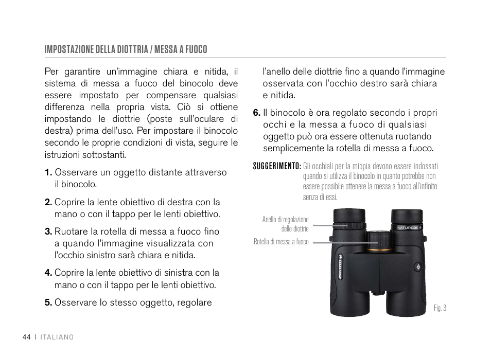 Celestron 10x42 Nature DX Binoculars (Black) User Manual | Page 46 / 52