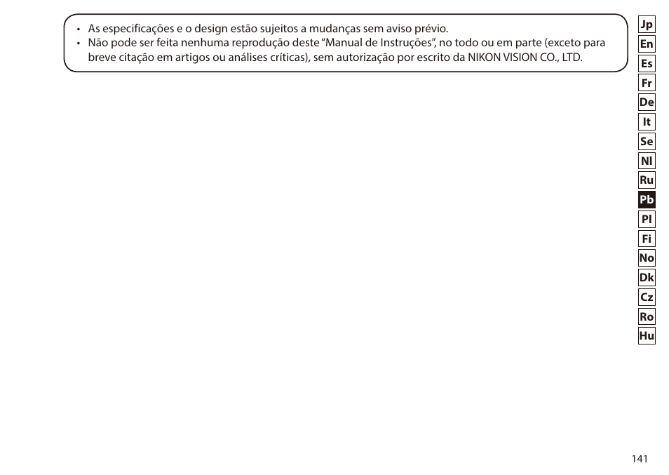 Nikon 7x50 WX IF Binocular (Black) User Manual | Page 141 / 240