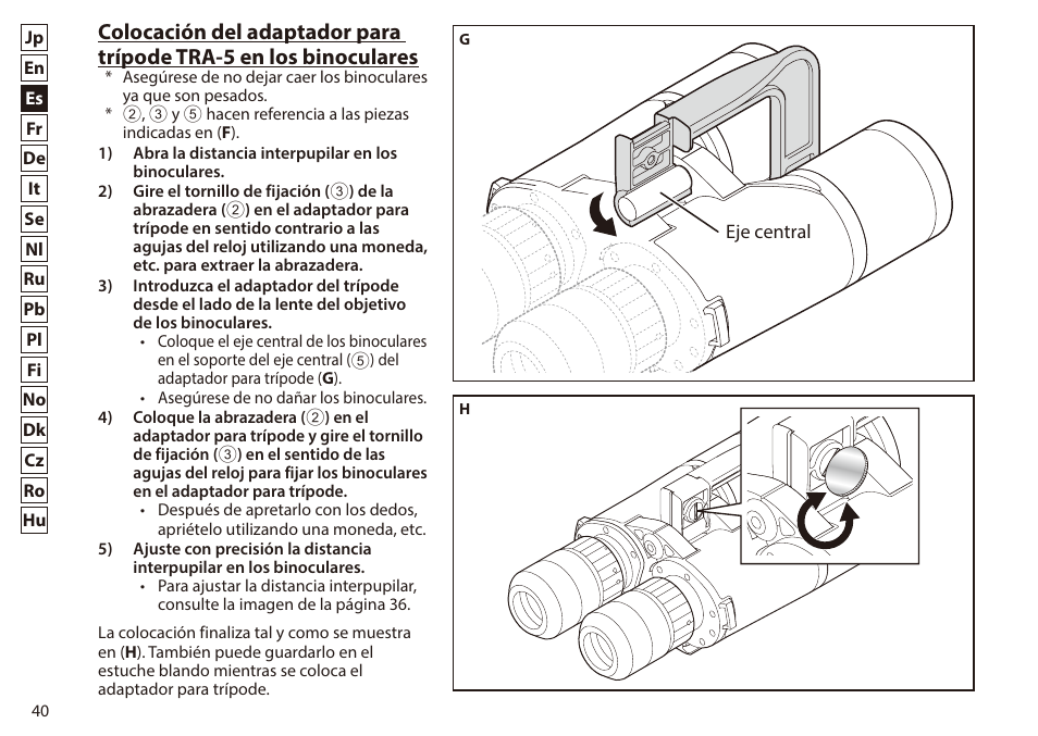 Nikon 7x50 WX IF Binocular (Black) User Manual | Page 40 / 240