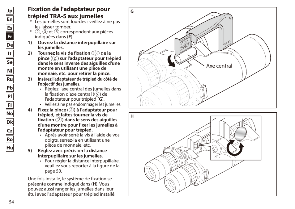 Nikon 7x50 WX IF Binocular (Black) User Manual | Page 54 / 240