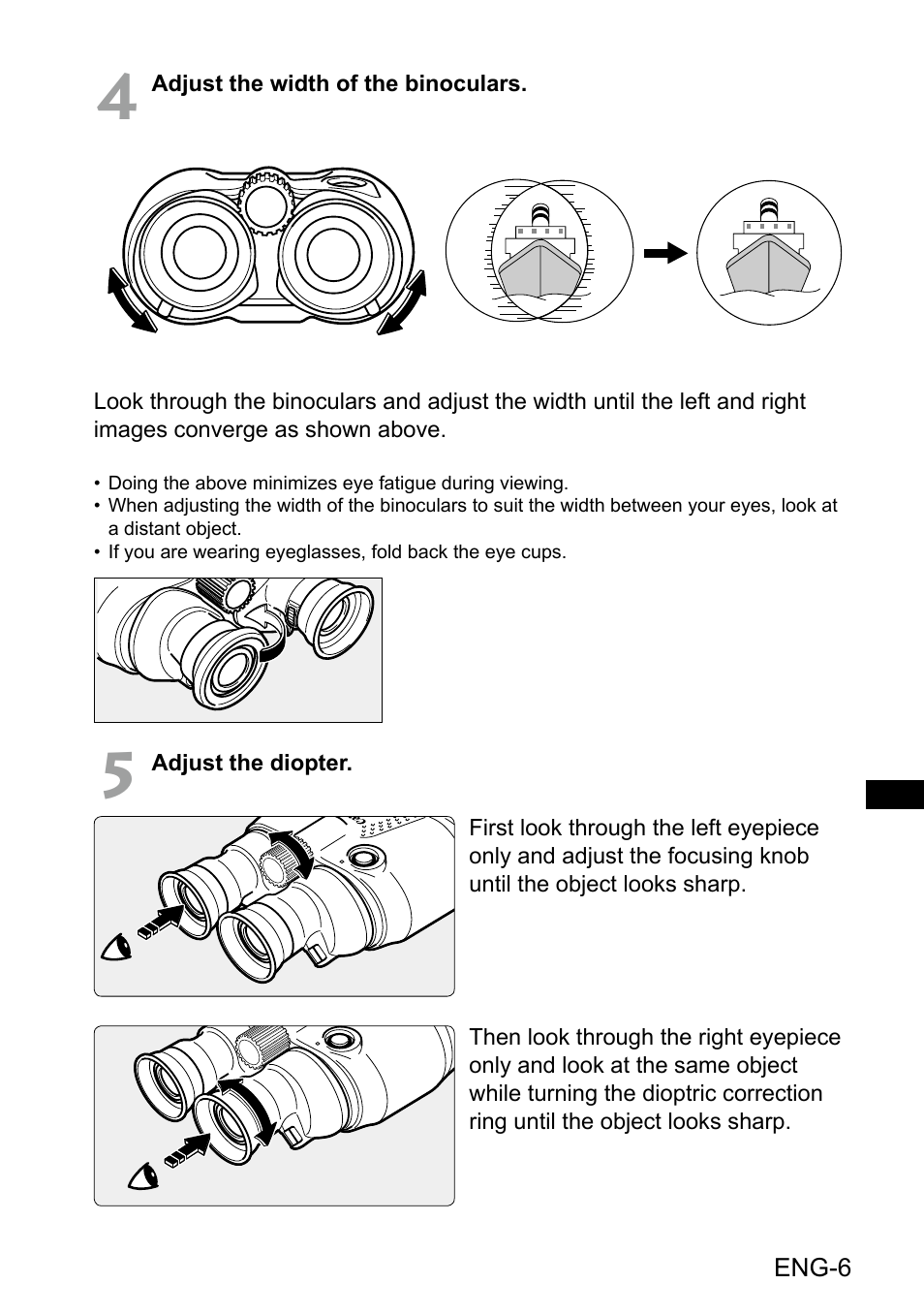 Canon 18x50 IS Image Stabilized Binoculars User Manual | Page 7 / 12