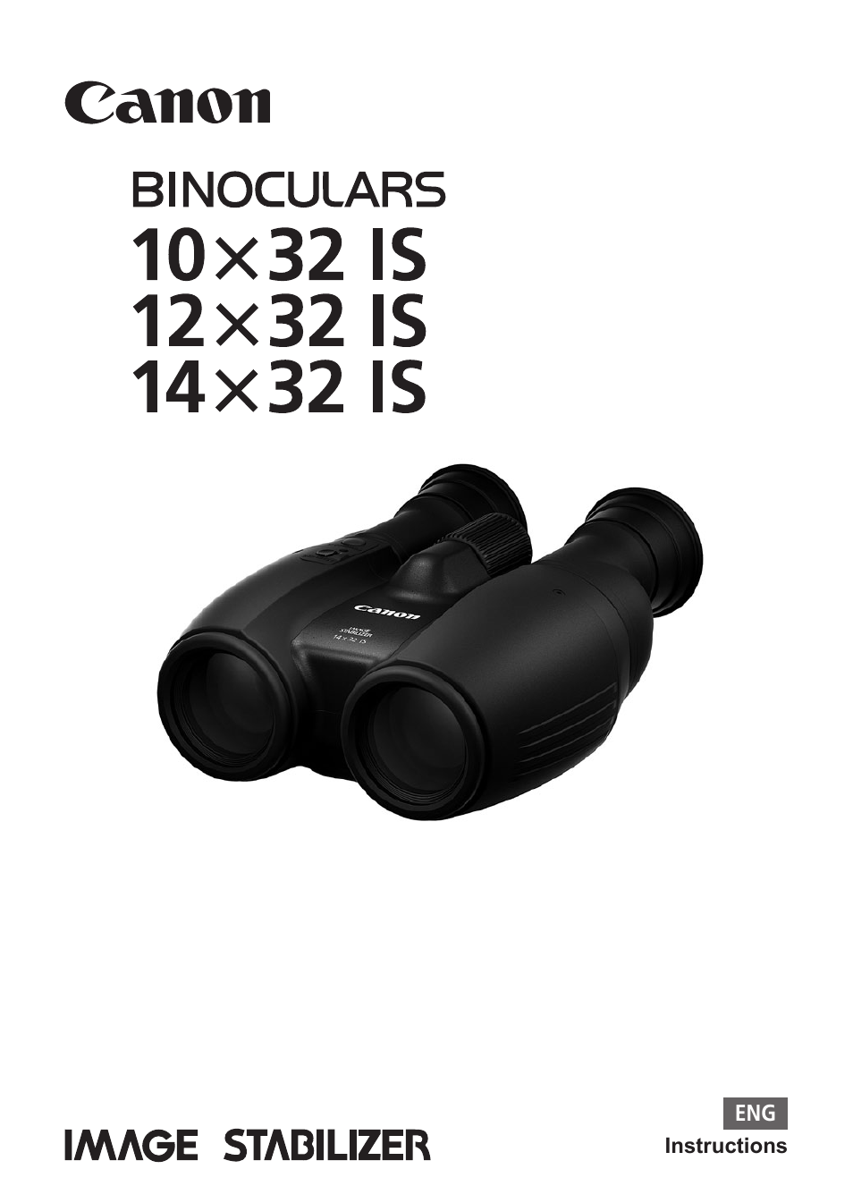 Canon 14x32 IS Image Stabilized Binoculars User Manual | 16 pages
