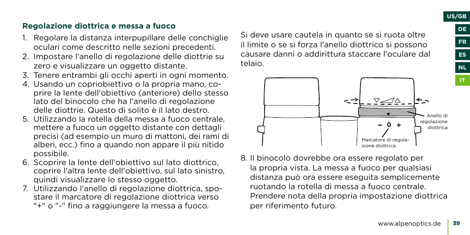 Alpen Optics 8x42 Teton ED-HD Binoculars User Manual | Page 39 / 44