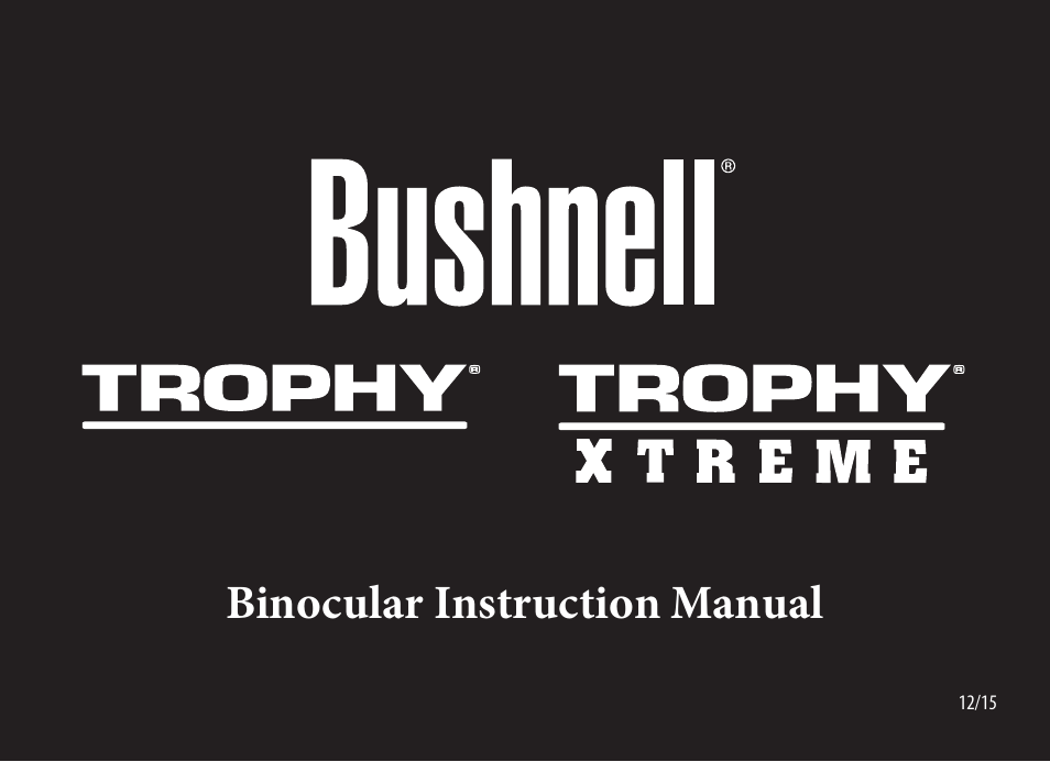 Bushnell 8x56 Trophy Xtreme Binoculars (Green) User Manual | 36 pages