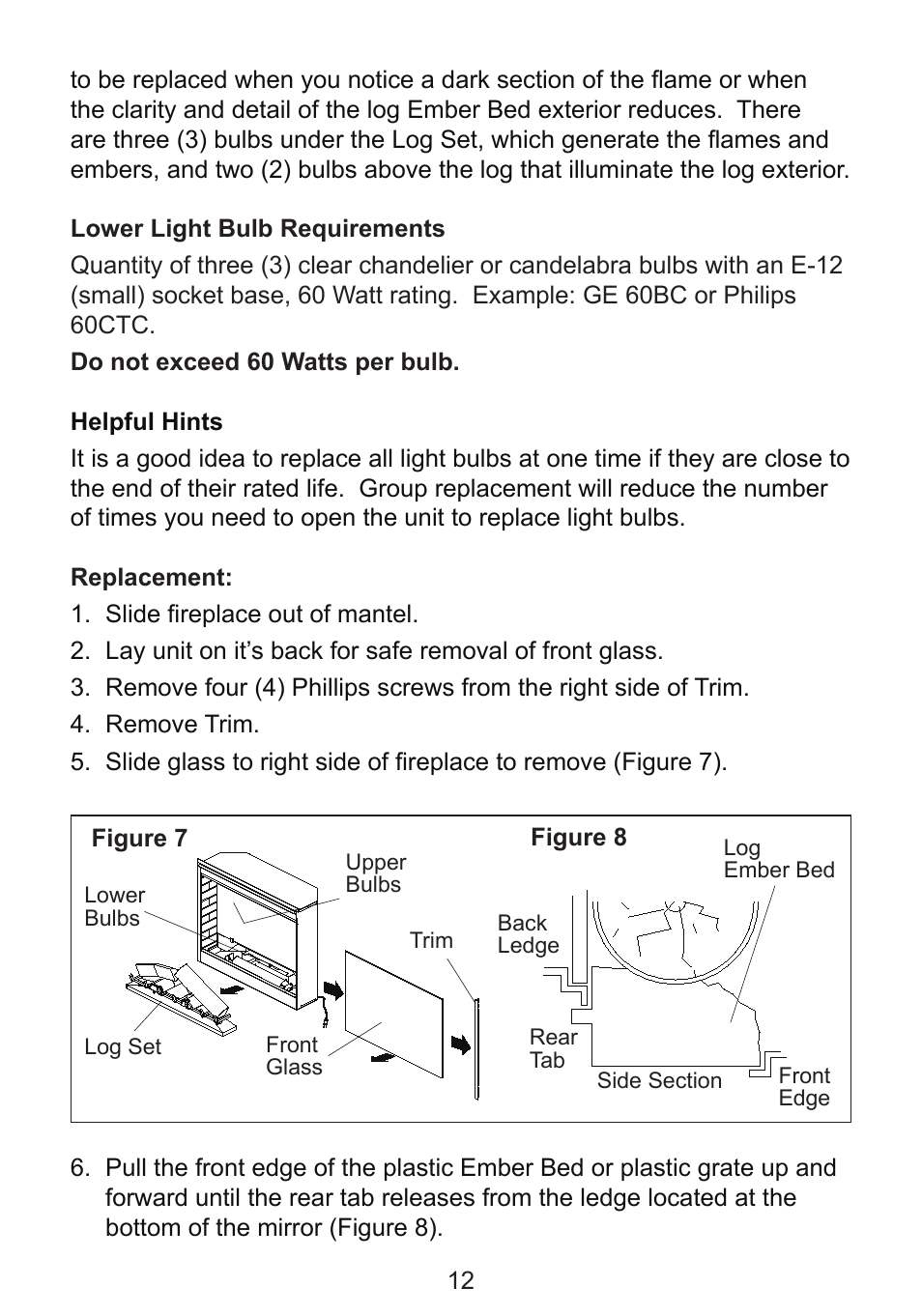 Dimplex BF8000ST User Manual | Page 12 / 16
