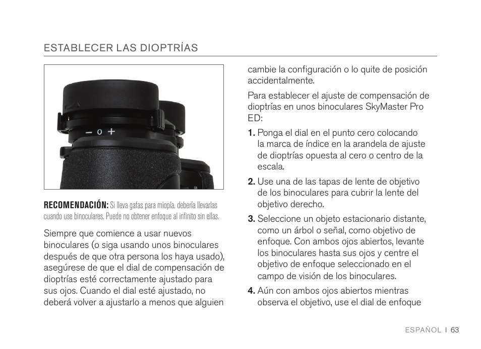 Celestron 7x50 SkyMaster Pro ED Binoculars User Manual | Page 63 / 72