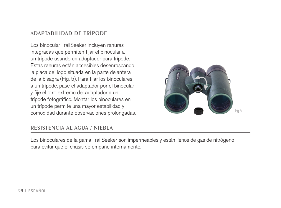 Celestron 8x32 TrailSeeker Binoculars (Black) User Manual | Page 28 / 52