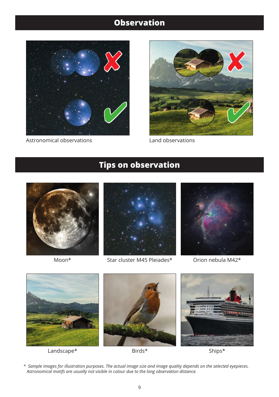 Explore Scientific BT-70 SF Giant Binoculars User Manual | Page 9 / 12