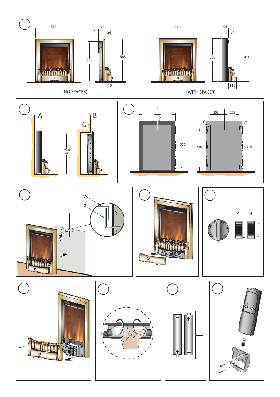 Dimplex EBY15 User Manual | Page 2 / 4