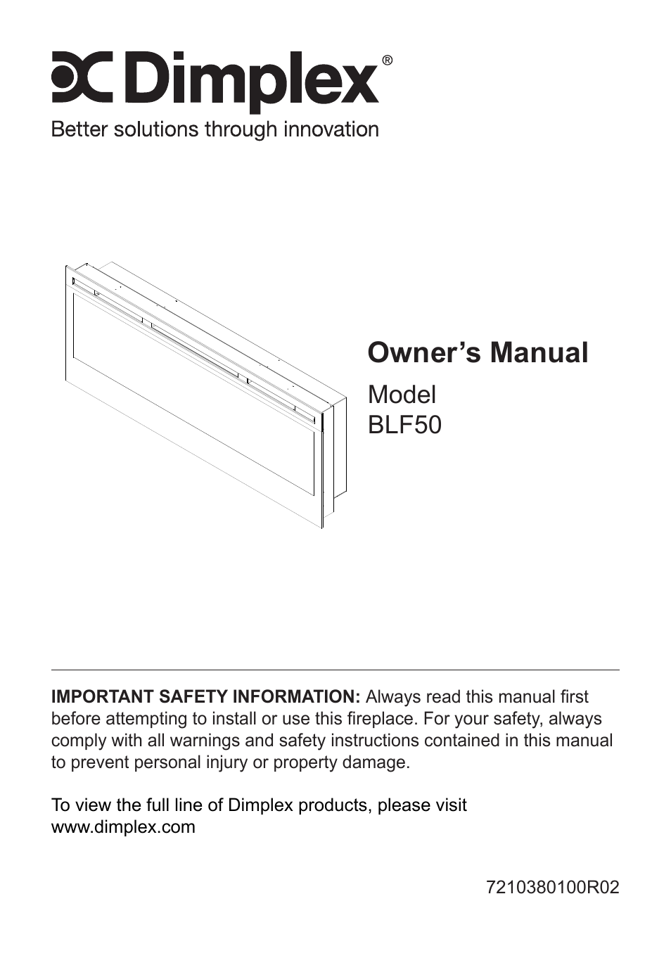Dimplex BLF50 User Manual | 24 pages