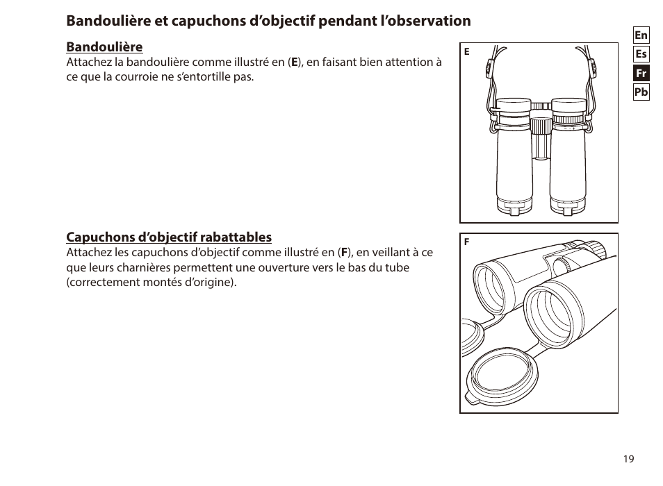 Nikon 8x42 Monarch HG Binoculars User Manual | Page 19 / 32