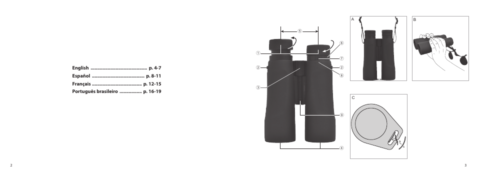 Nikon 12x50 ProStaff 5 Binoculars (Black) User Manual | Page 2 / 10