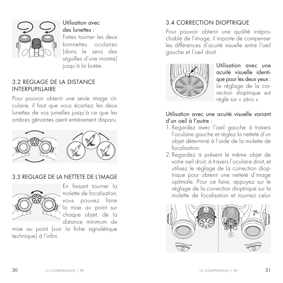 Swarovski Optik 8x30 CL Companion Binocular (Anthracite, Wild Nature Accessories Package) User Manual | Page 16 / 63