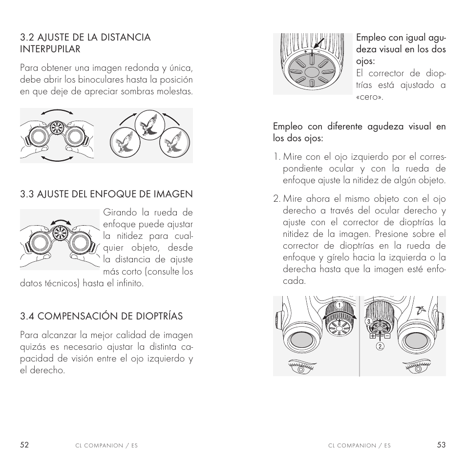 Swarovski Optik 8x30 CL Companion Binocular (Anthracite, Wild Nature Accessories Package) User Manual | Page 27 / 63