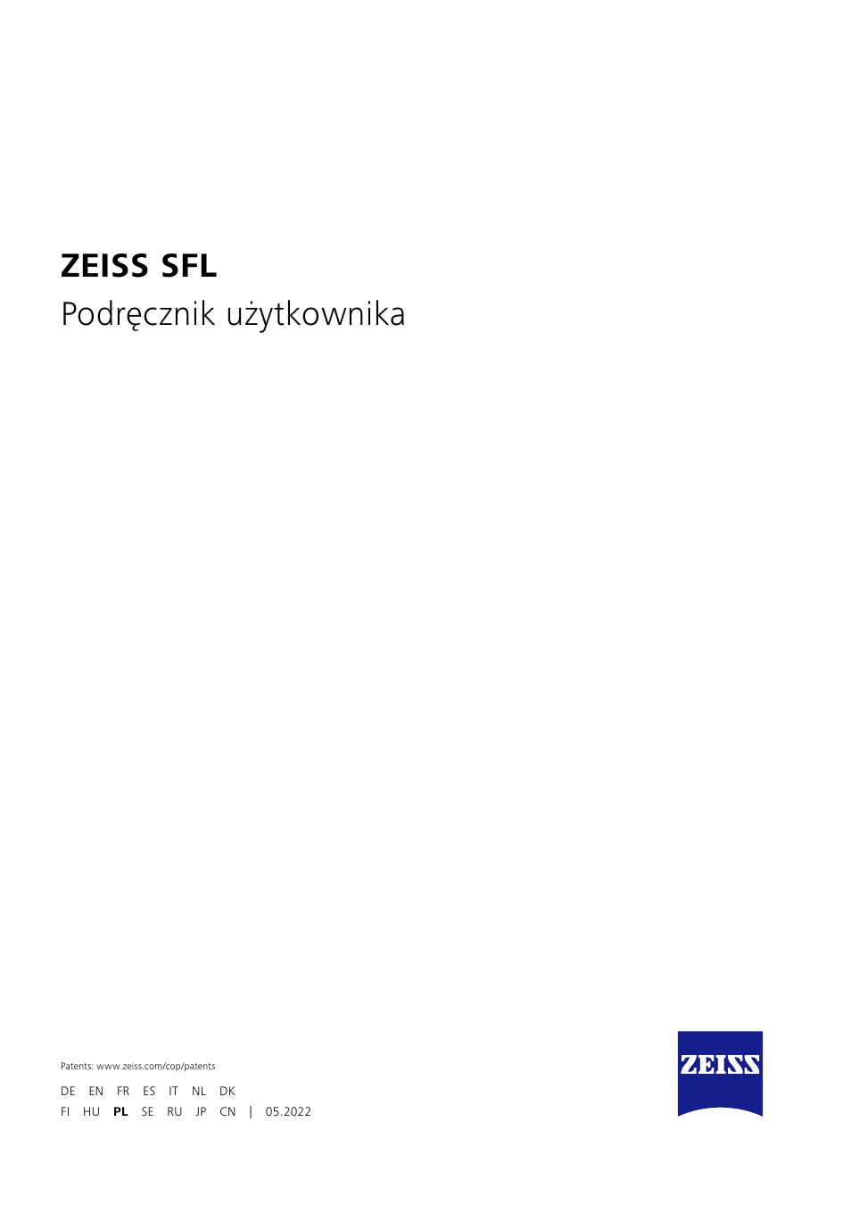 Zeiss sfl podręcznik użytkownika | Carl Zeiss 10x40 SFL Binoculars User Manual | Page 37 / 57