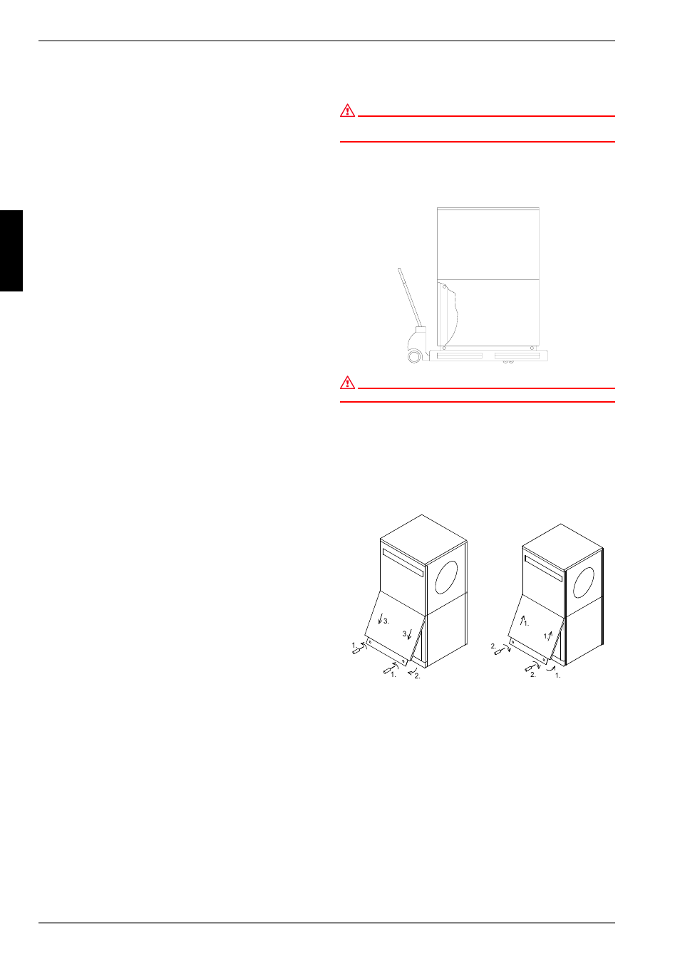 2 switch box, 4 transport, Attention | Dimplex LI 11MER User Manual | Page 5 / 24