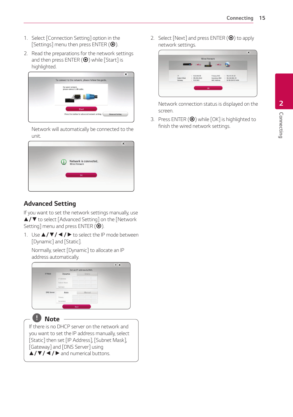 LG UBK80 HDR UHD Blu-ray Disc Player User Manual | Page 15 / 56
