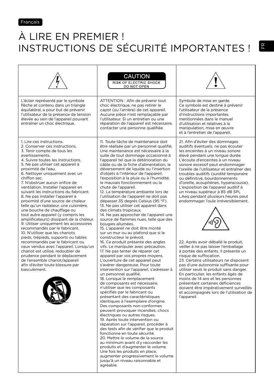 Focal Vestia N°1 2-Way Bookshelf Speaker (Light Wood, Pair) User Manual | Page 11 / 63
