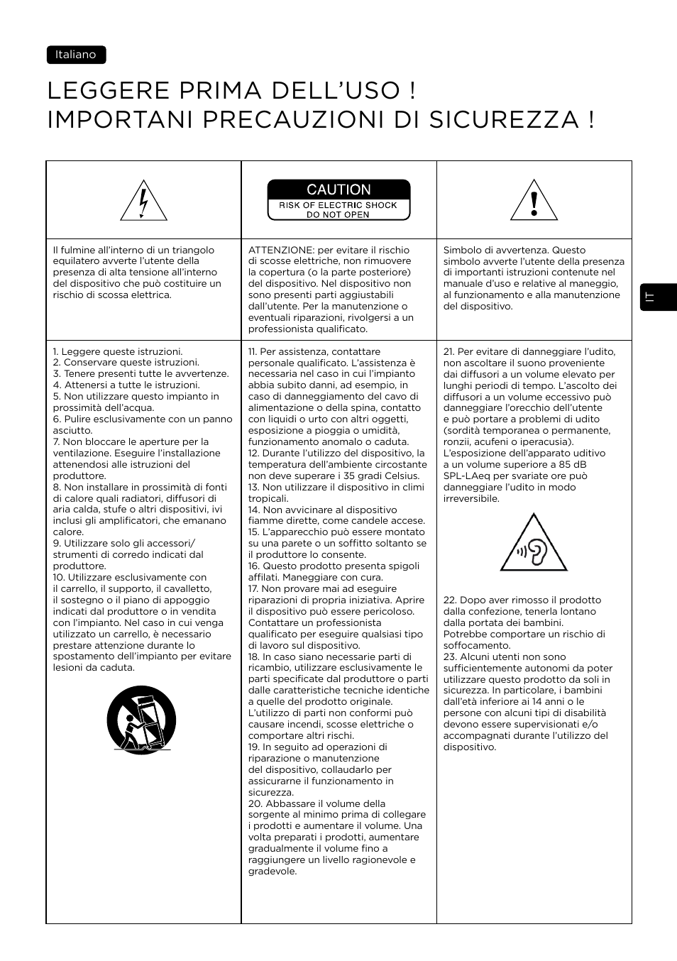 Focal Vestia N°1 2-Way Bookshelf Speaker (Light Wood, Pair) User Manual | Page 23 / 63