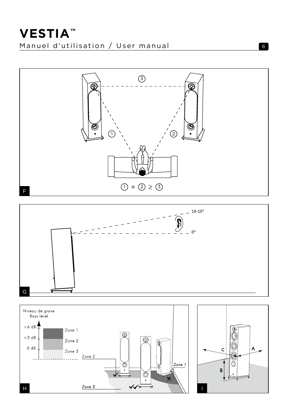 Vestia | Focal Vestia N°1 2-Way Bookshelf Speaker (Light Wood, Pair) User Manual | Page 6 / 63