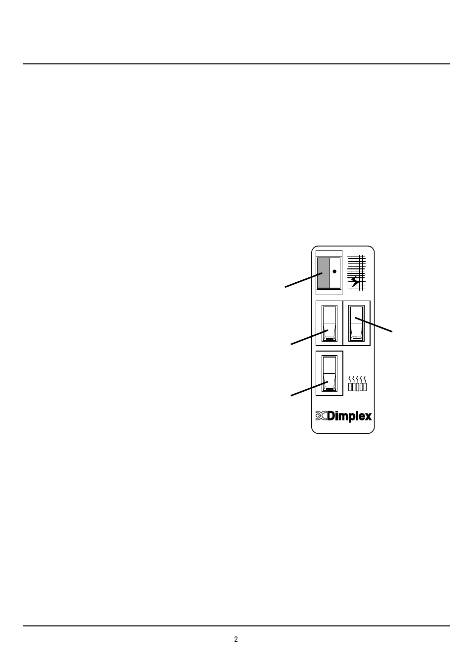 Dimplex 430 RCE/B User Manual | Page 2 / 4