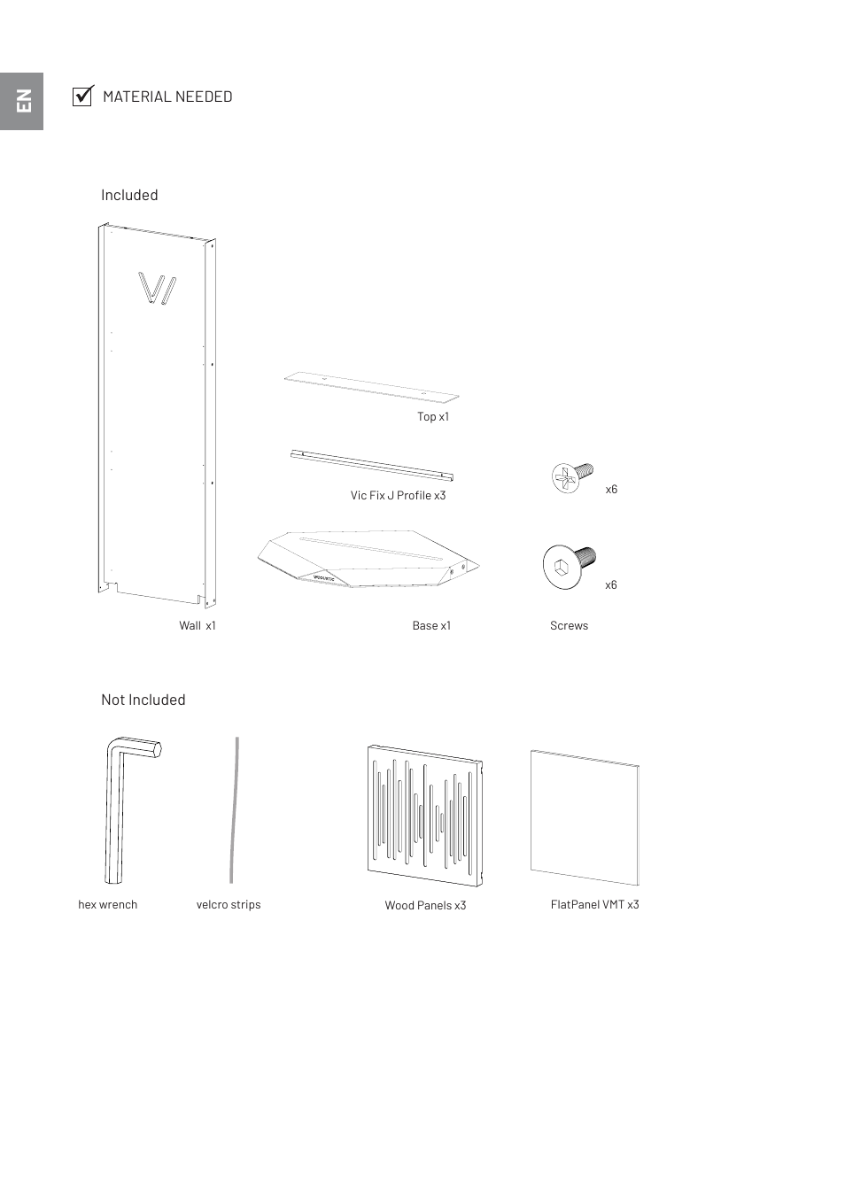 Vicoustic Stand Alone Modular Panel Fixation System User Manual | Page 4 / 8