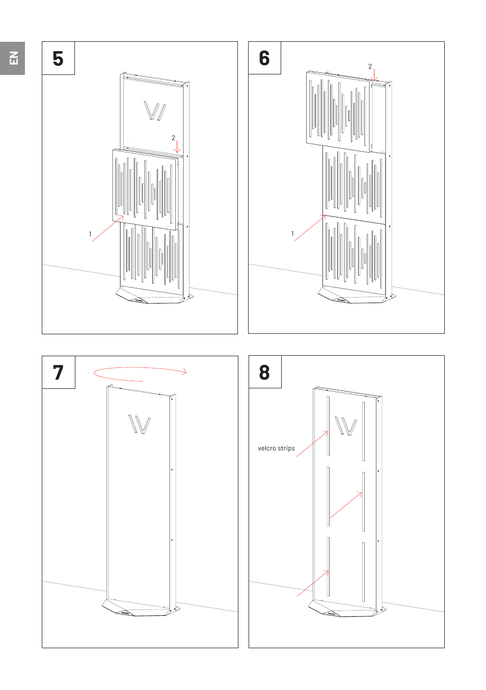 Vicoustic Stand Alone Modular Panel Fixation System User Manual | Page 6 / 8