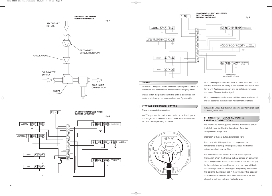 Ln e | Dimplex Unvented Water Heater User Manual | Page 4 / 6