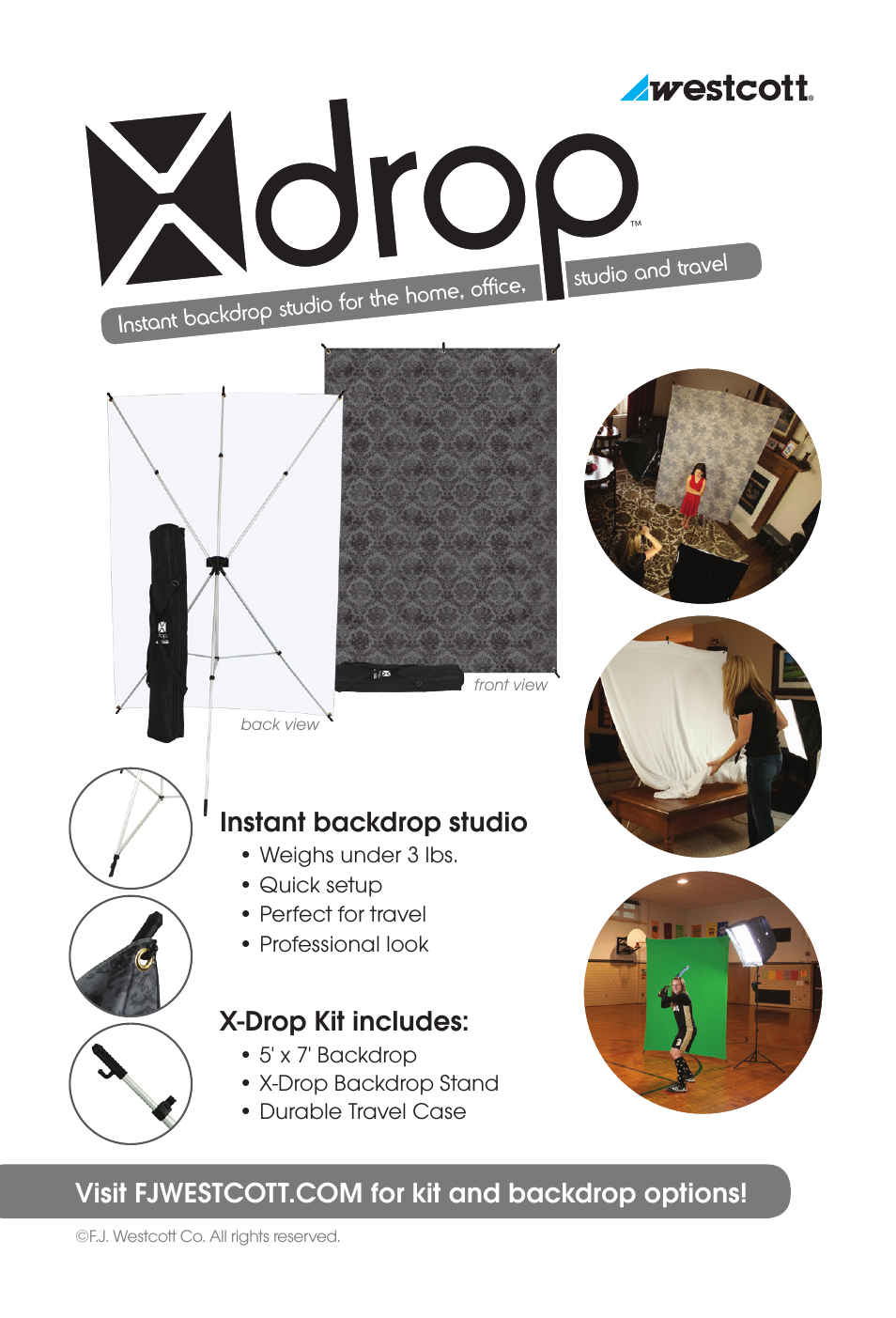 Westcott Collapsible 5-in-1 Reflector (40") User Manual | Page 2 / 2