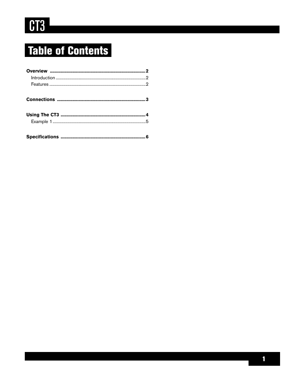 dbx CT-3 Advanced Cable Tester User Manual | Page 3 / 10