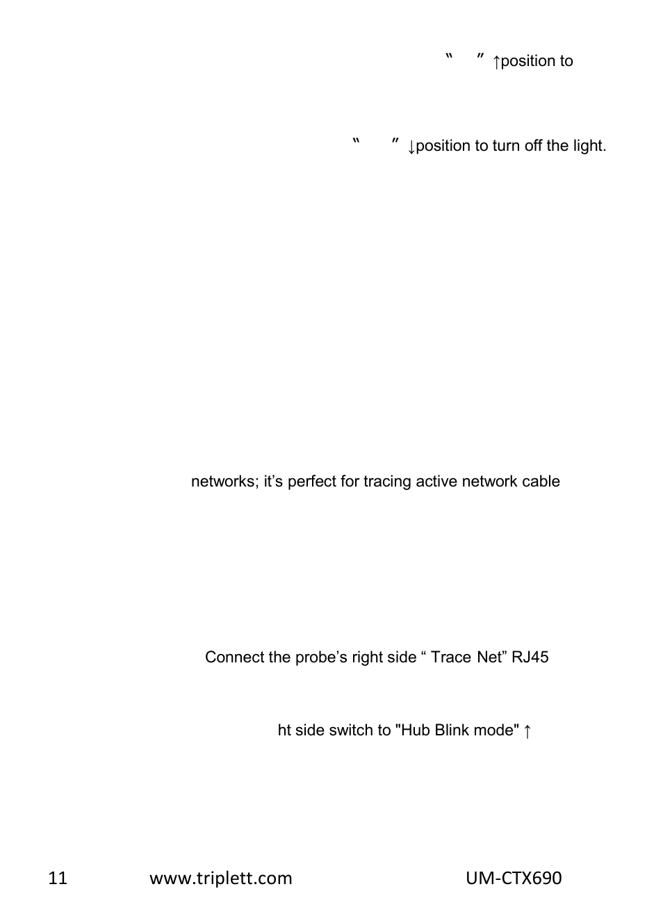 Triplett CTX690 Tone and Probe Kit User Manual | Page 10 / 13