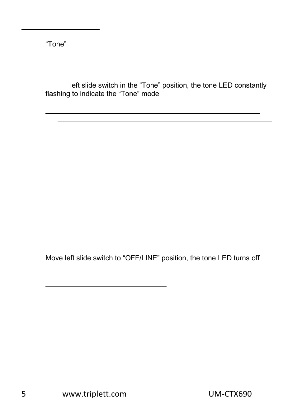 Triplett CTX690 Tone and Probe Kit User Manual | Page 4 / 13