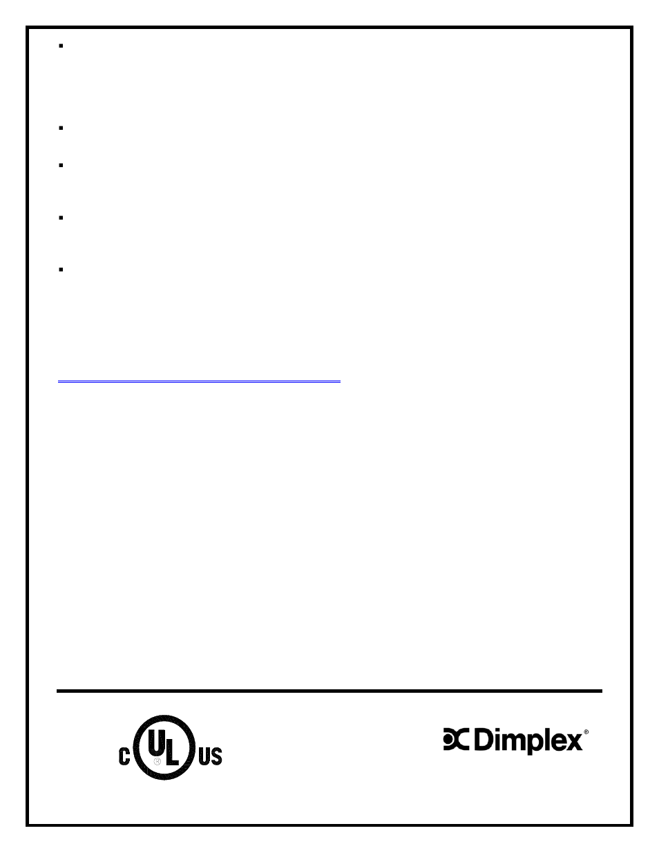 888-dimplex | Dimplex COMPACT FIREPLACE User Manual | Page 11 / 11